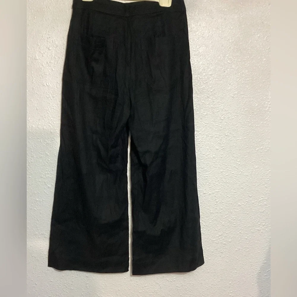 Maeve Anthropologie Black wide leg pants size 29